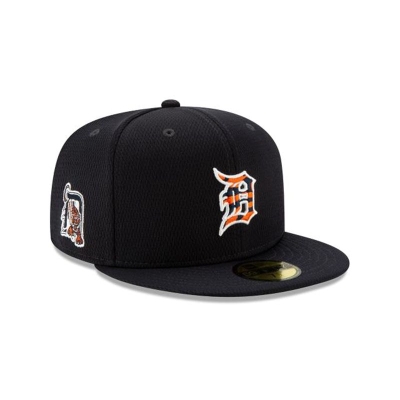 Detroit Tigers Gorra | New Era MLB Batting Practice 59fifty Fitted Cap Mexico - Azules